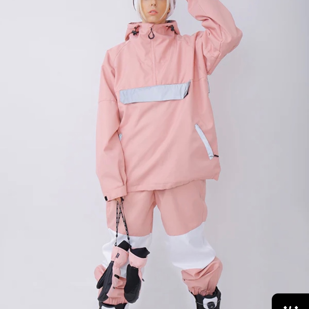 Snowverb XS Snowboard Set Anorak and snow pants Pink outfit NEW